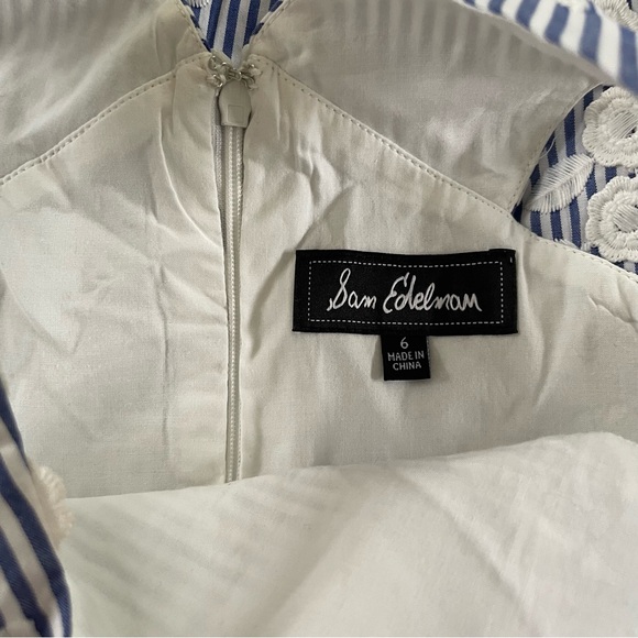 Sam Edelman size 6 Floral white embroidered Dress - Picture 3 of 12